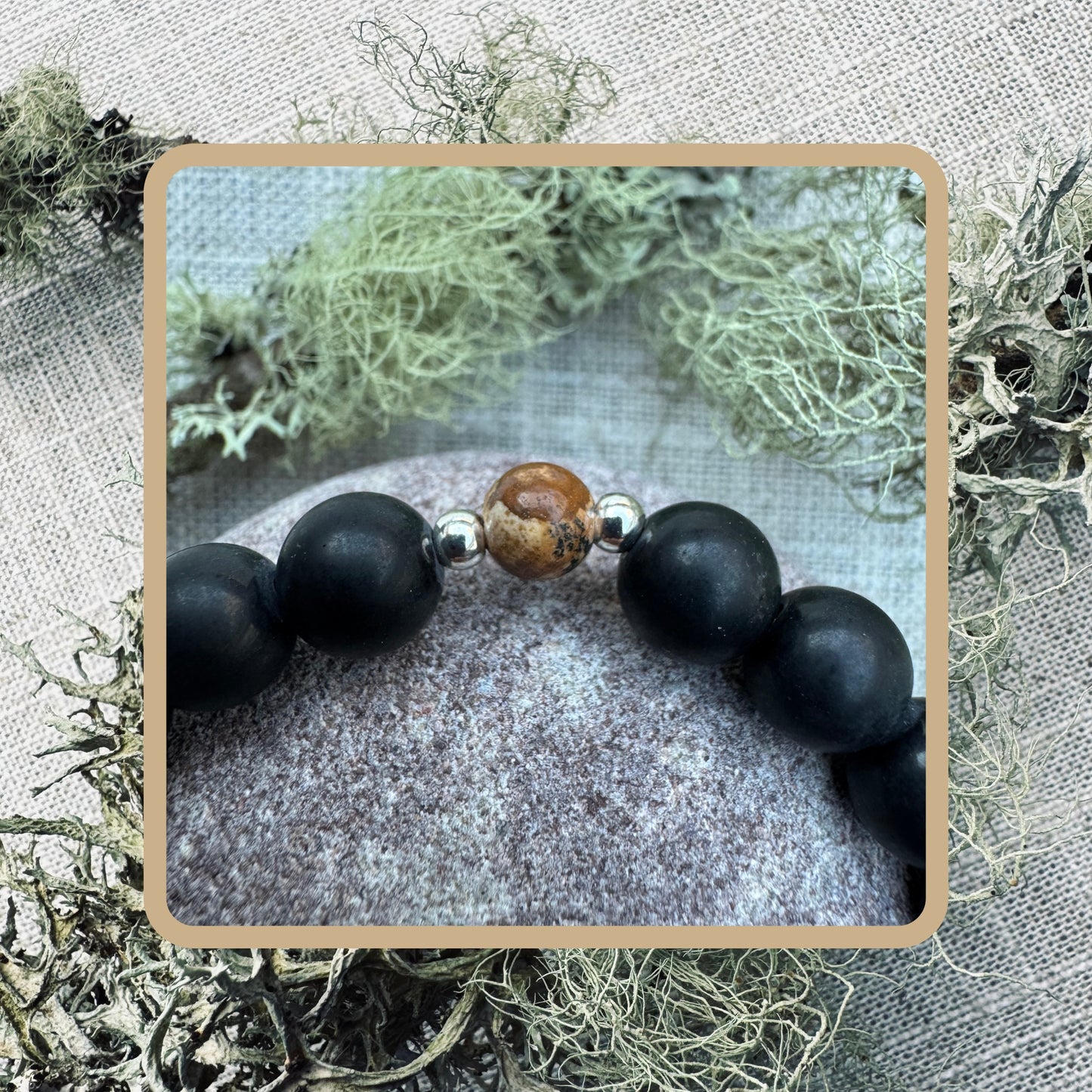 Highland Night - Natural Stone Bracelet