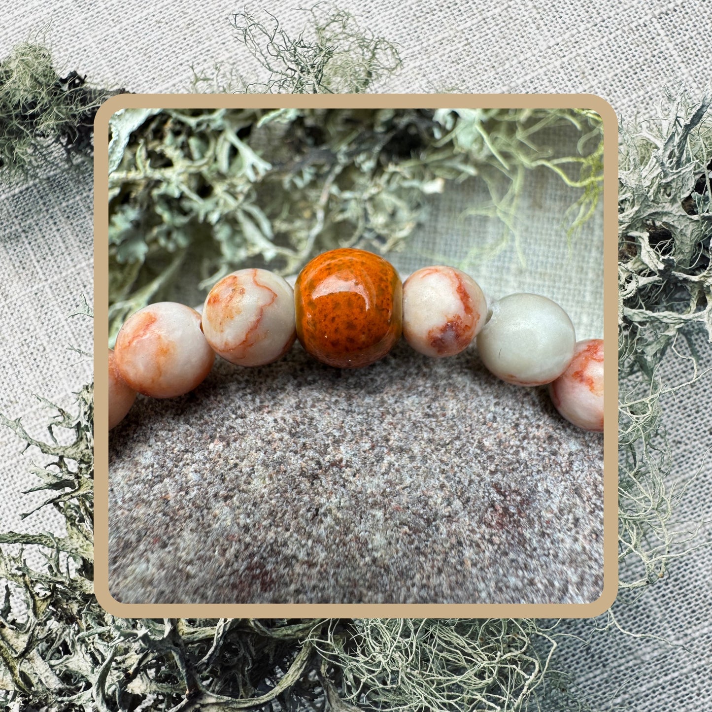 stone beaded bracelet