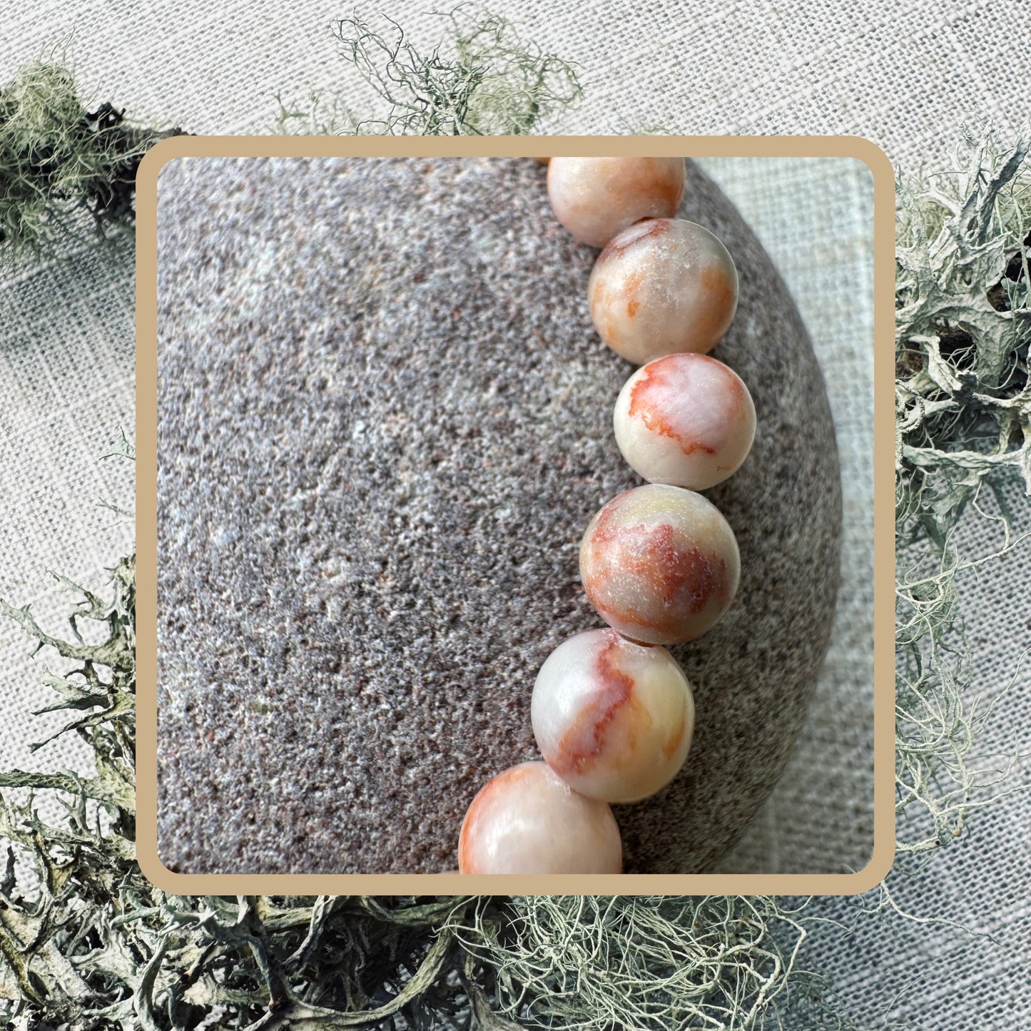 stone beaded bracelet
