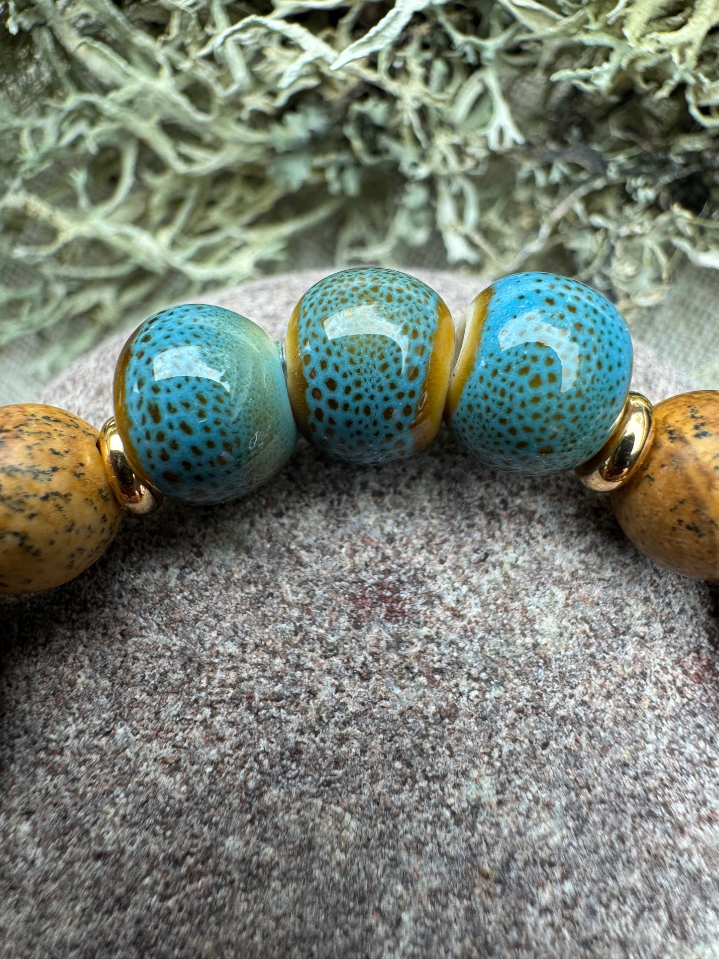 Highland Loch - Natural Stone Bracelet
