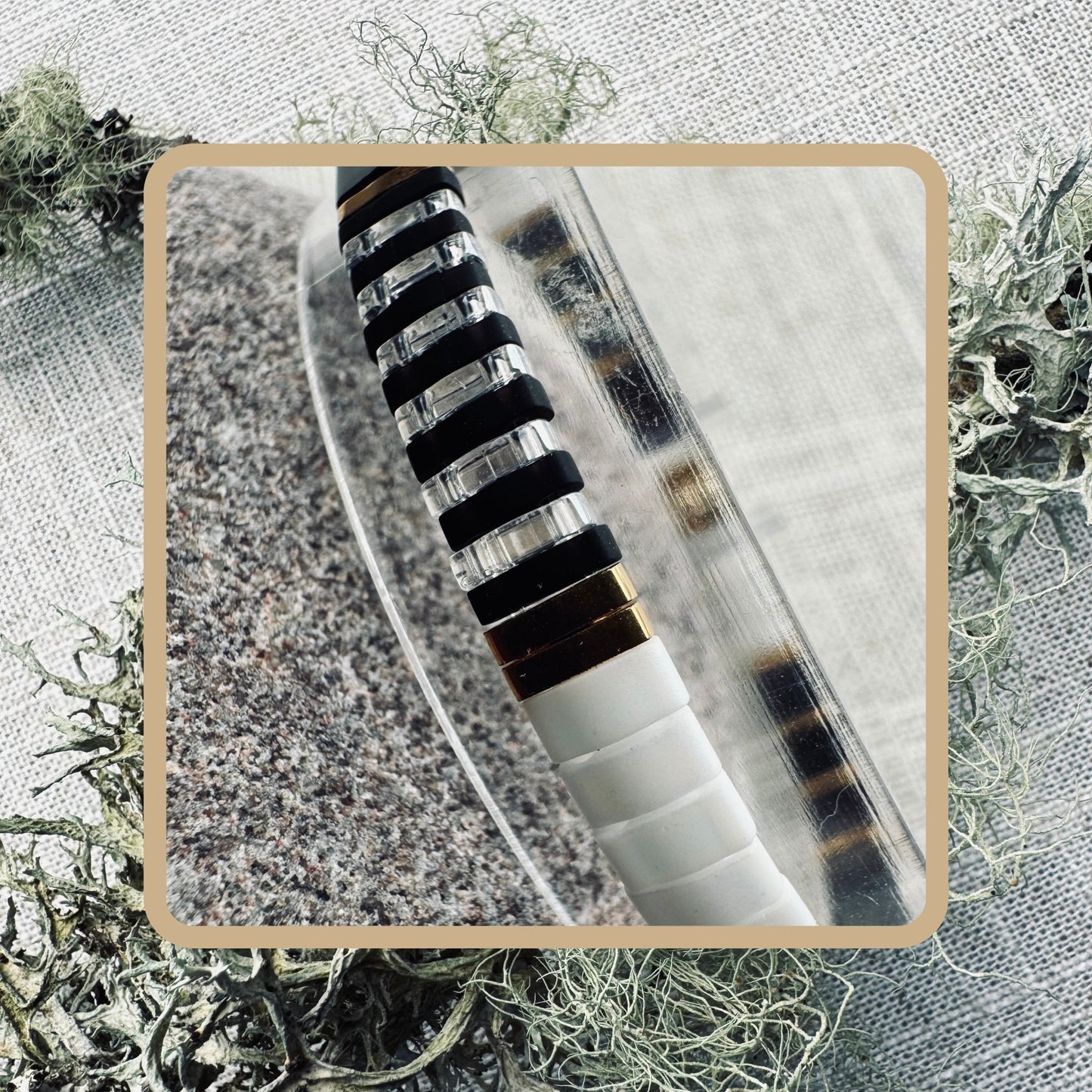 Shadowlight - Tila Bead Bracelet