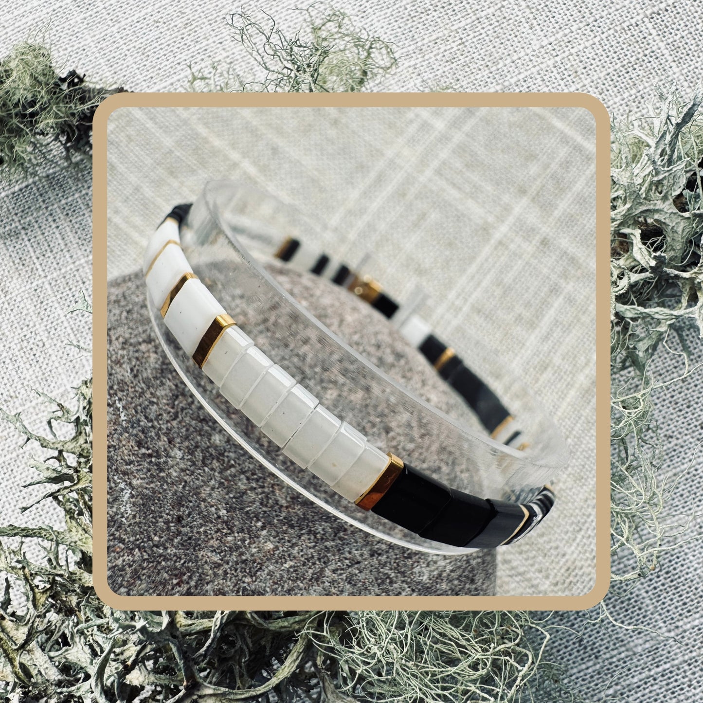 Polar Line - Tila Bead Bracelet
