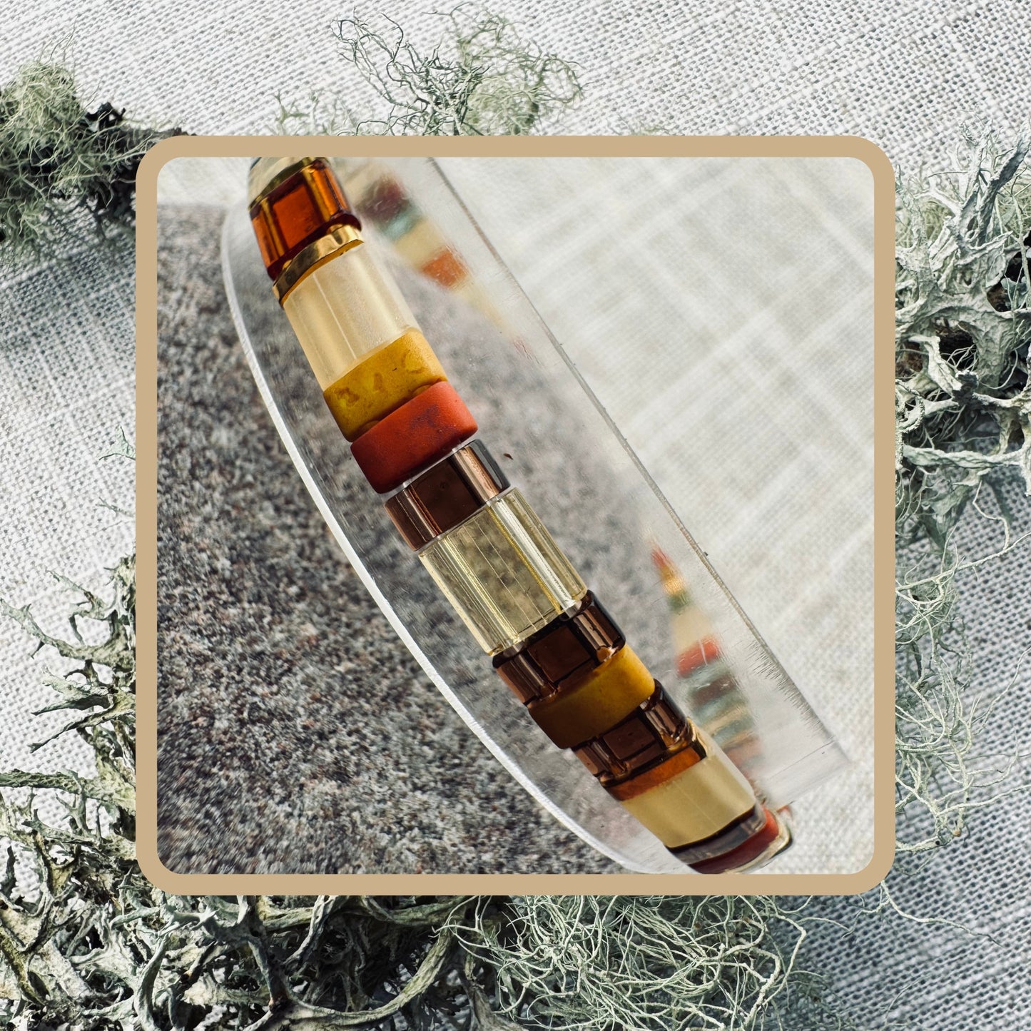 Earthenlight - Tila Bead Bracelet