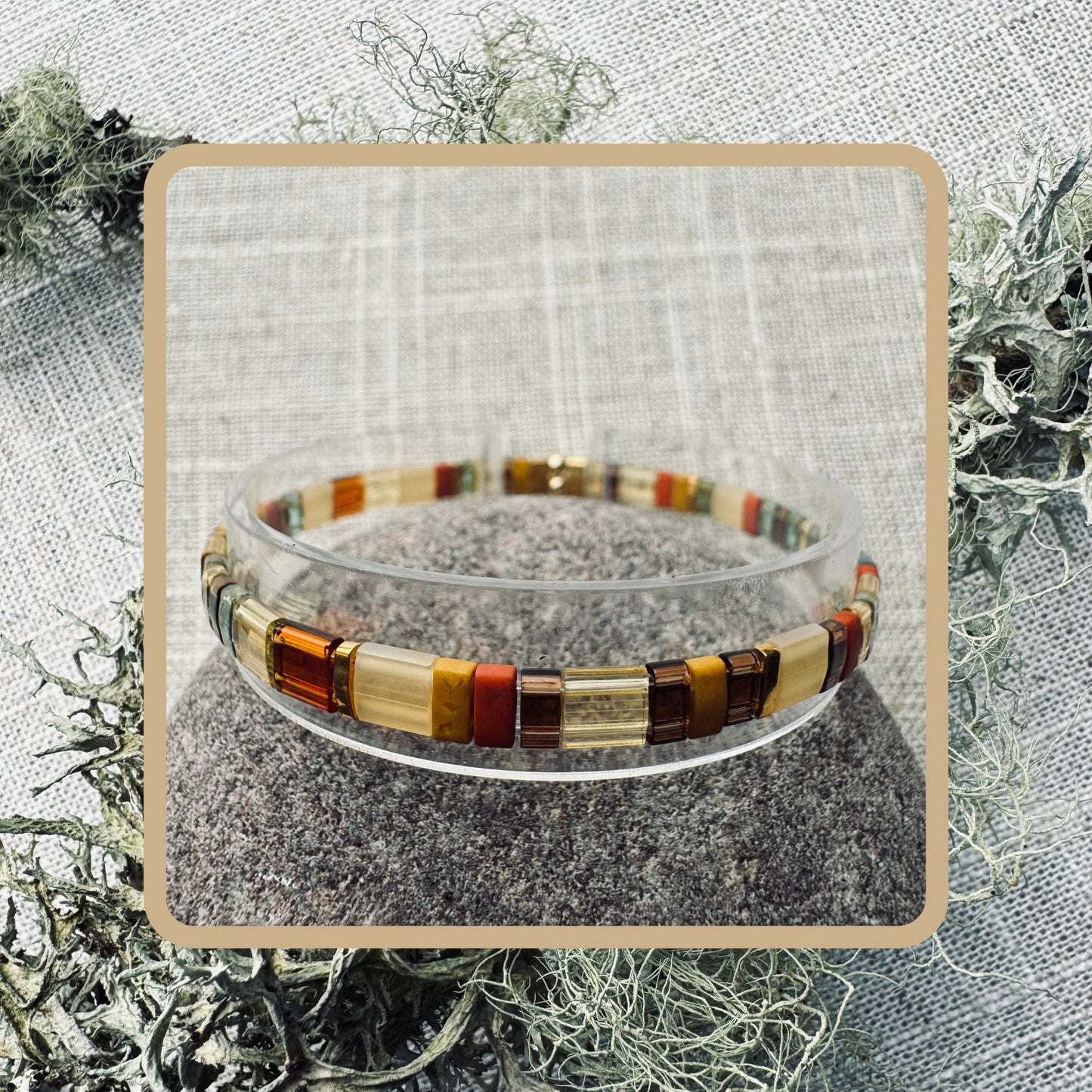 Earthenlight - Tila Bead Bracelet
