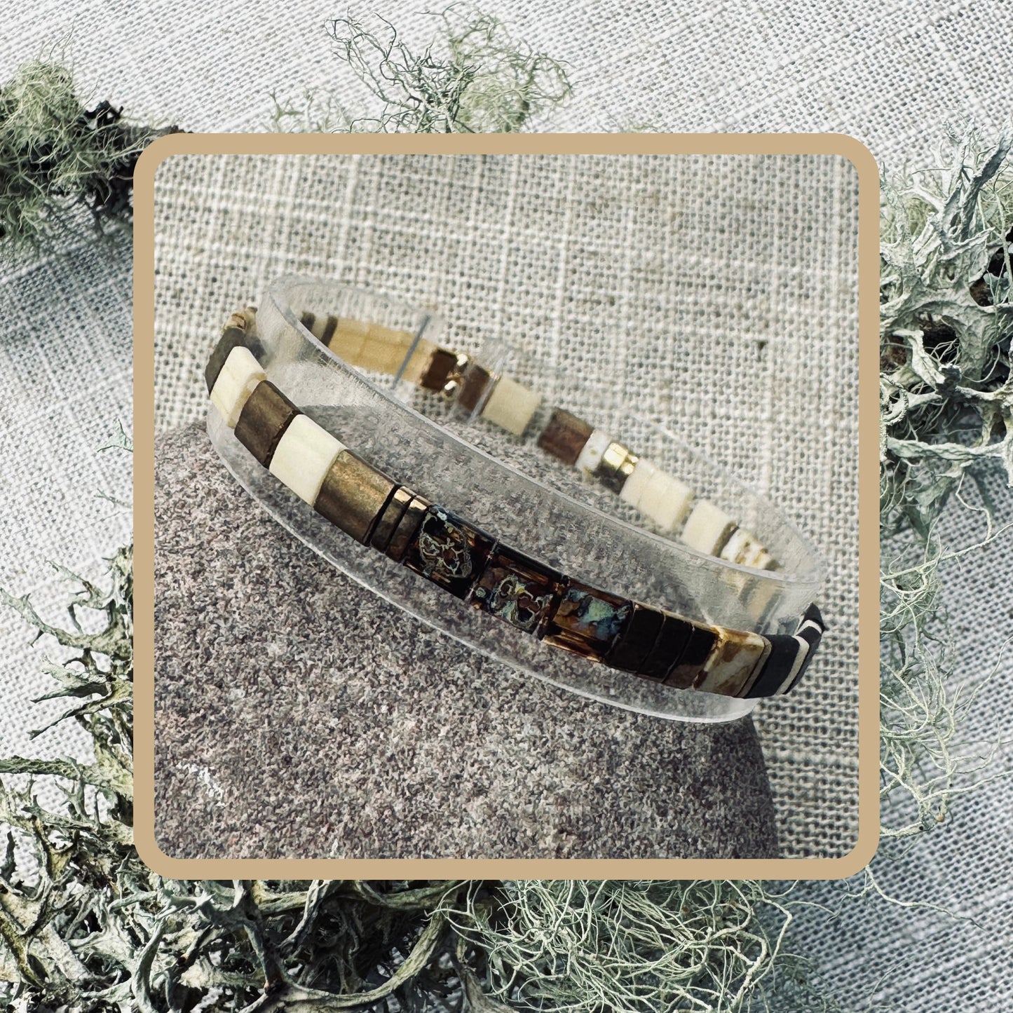 Oatmilk - Tila Bead Bracelet