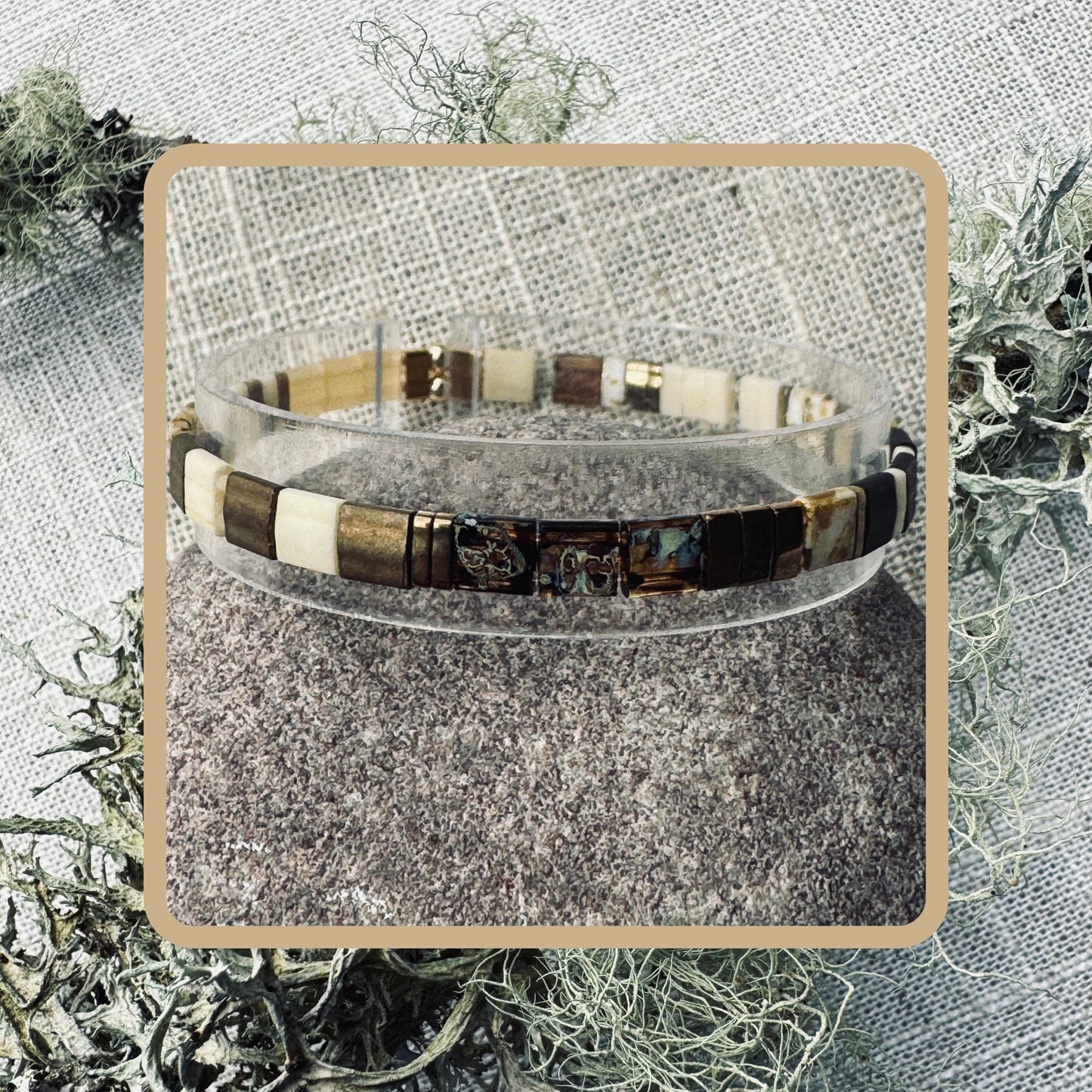 Oatmilk - Tila Bead Bracelet