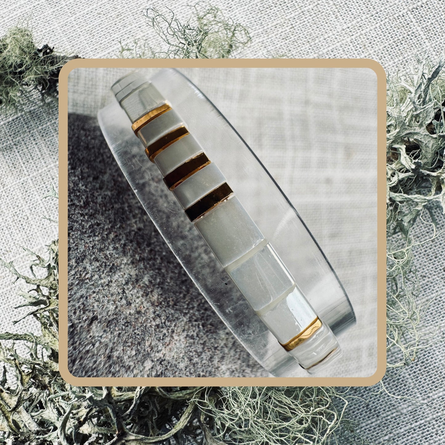 Lustreline- Tila Bead Bracelet