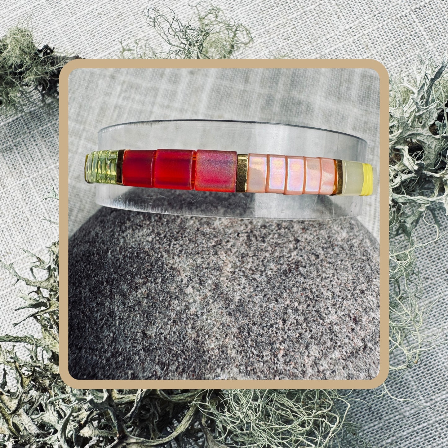 Zest Aura- Tila Bead Bracelet