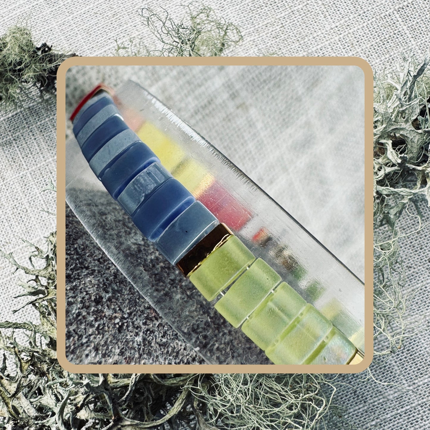 Sunburst Bloom- Tila Bead Bracelet