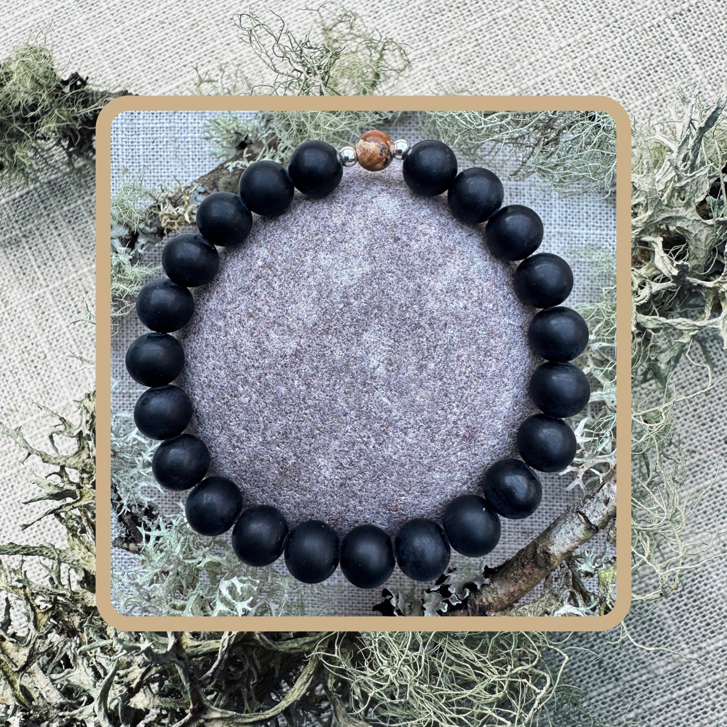 Highland Night - Natural Stone Bracelet