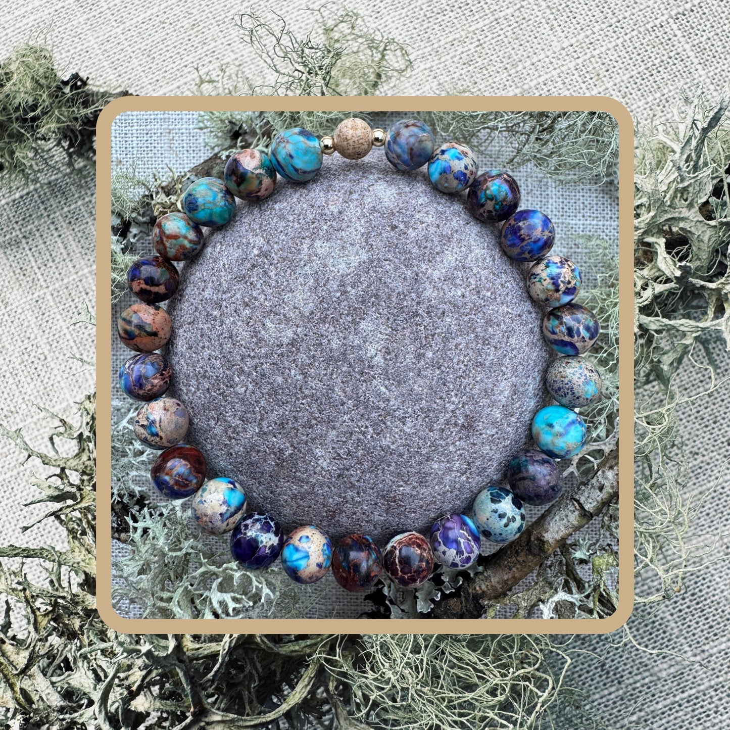 Highland Tides - Natural Stone Bracelet