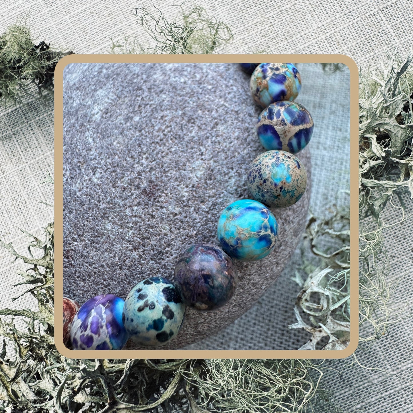 Highland Tides - Natural Stone Bracelet