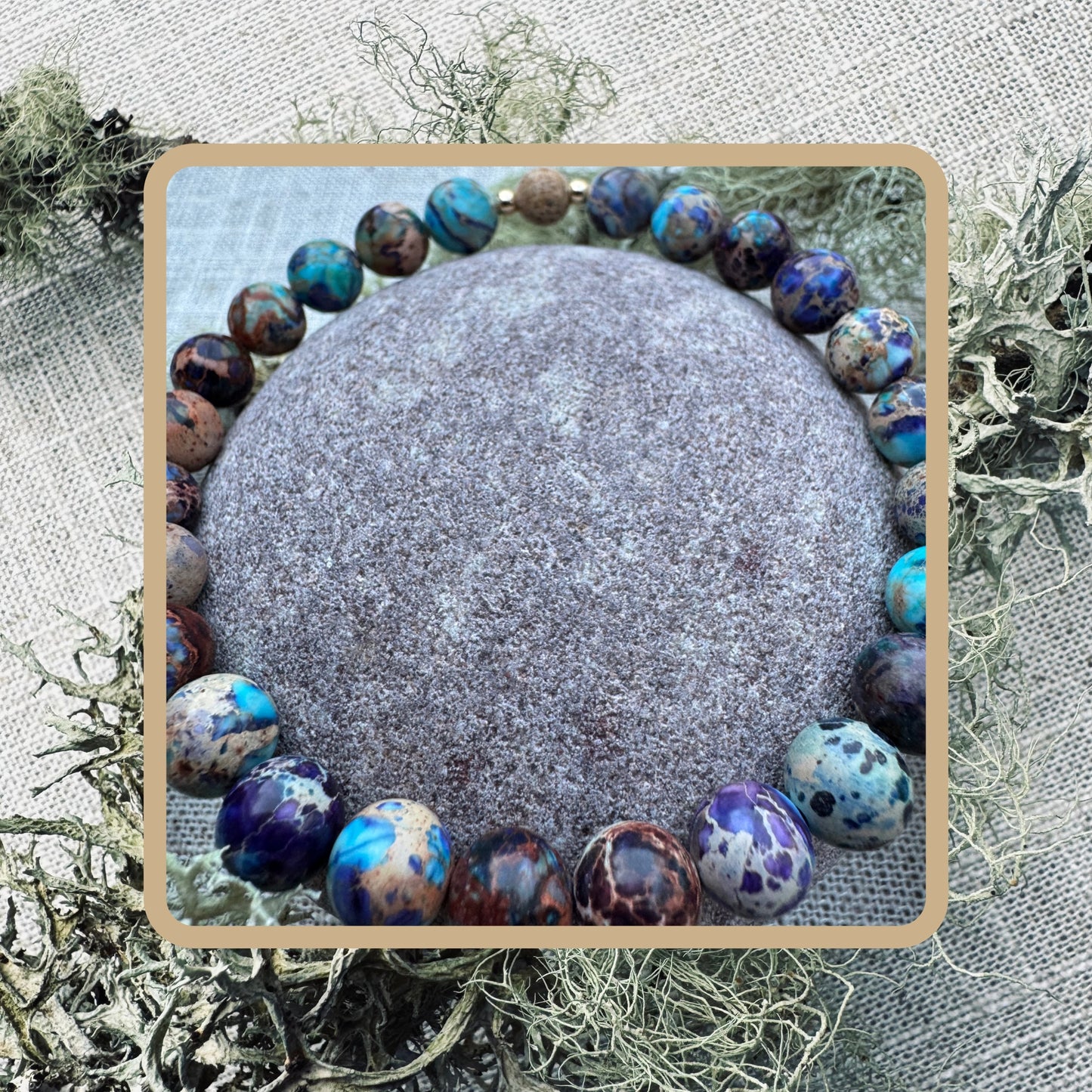 Highland Tides - Natural Stone Bracelet