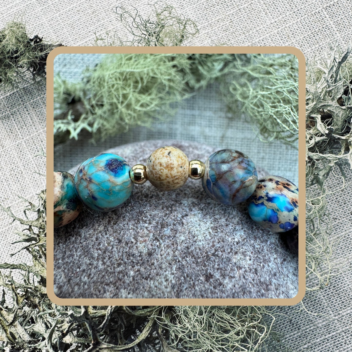 Highland Tides - Natural Stone Bracelet