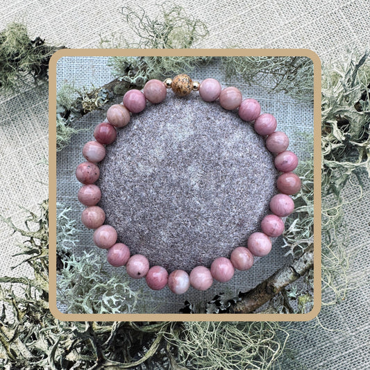Highland Rose - Natural Stone Bracelet
