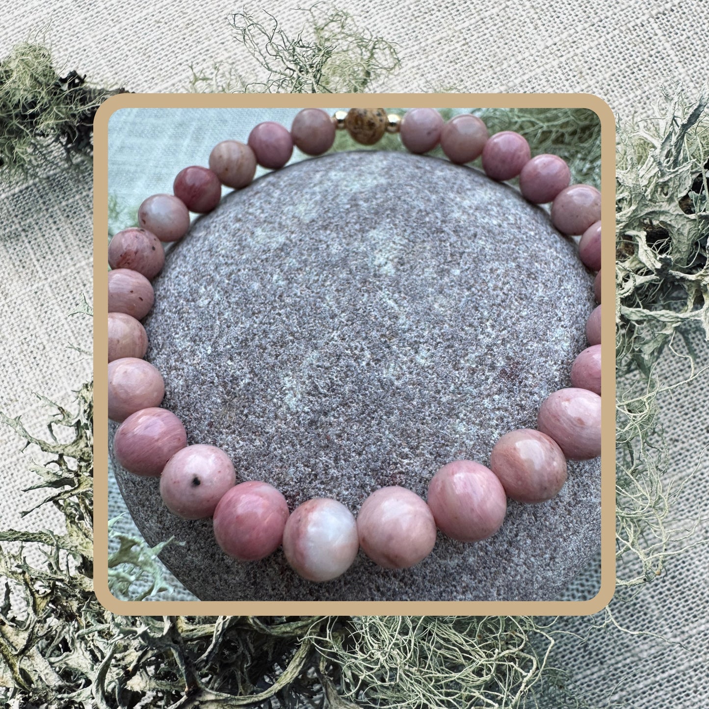 Highland Rose - Natural Stone Bracelet