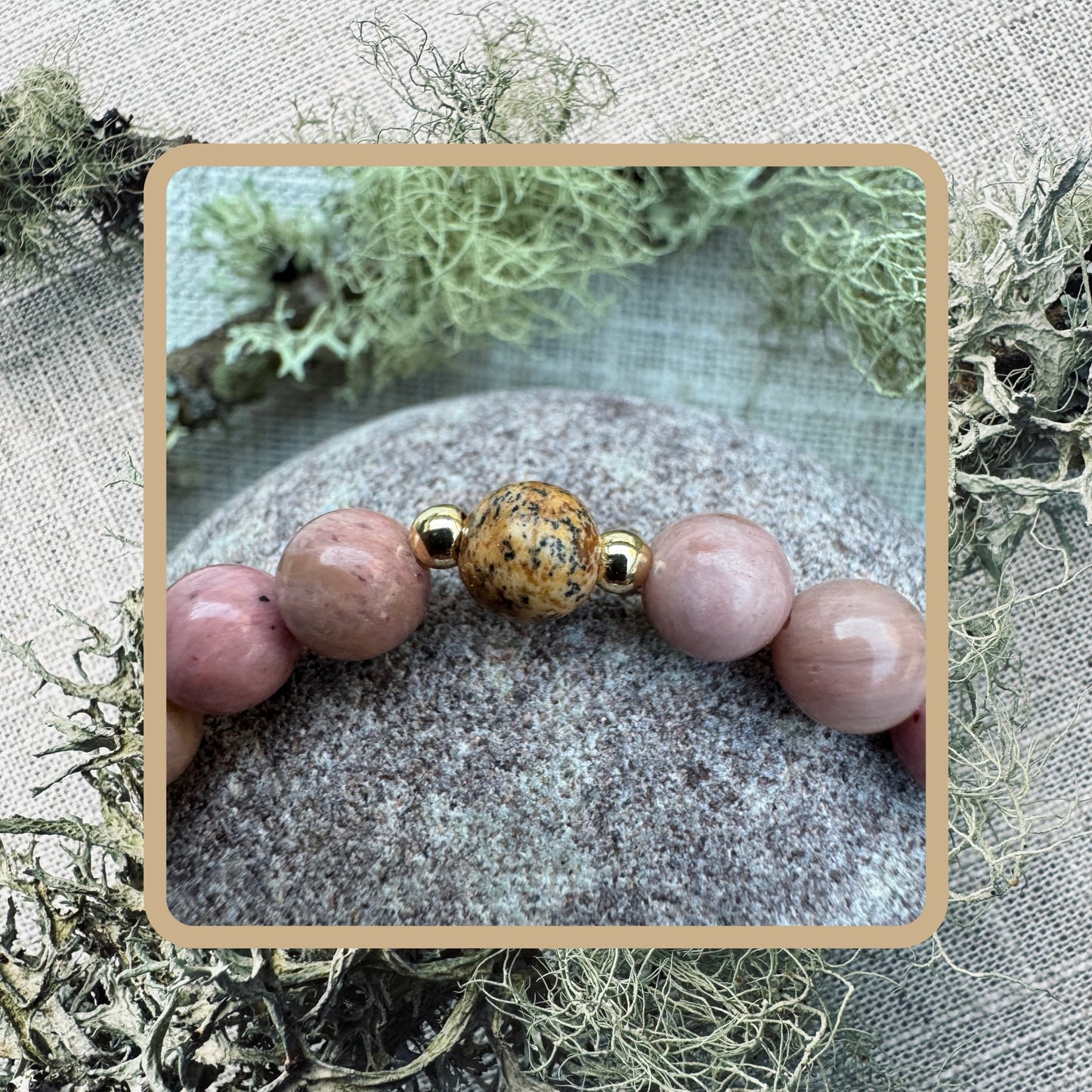 Highland Rose - Natural Stone Bracelet