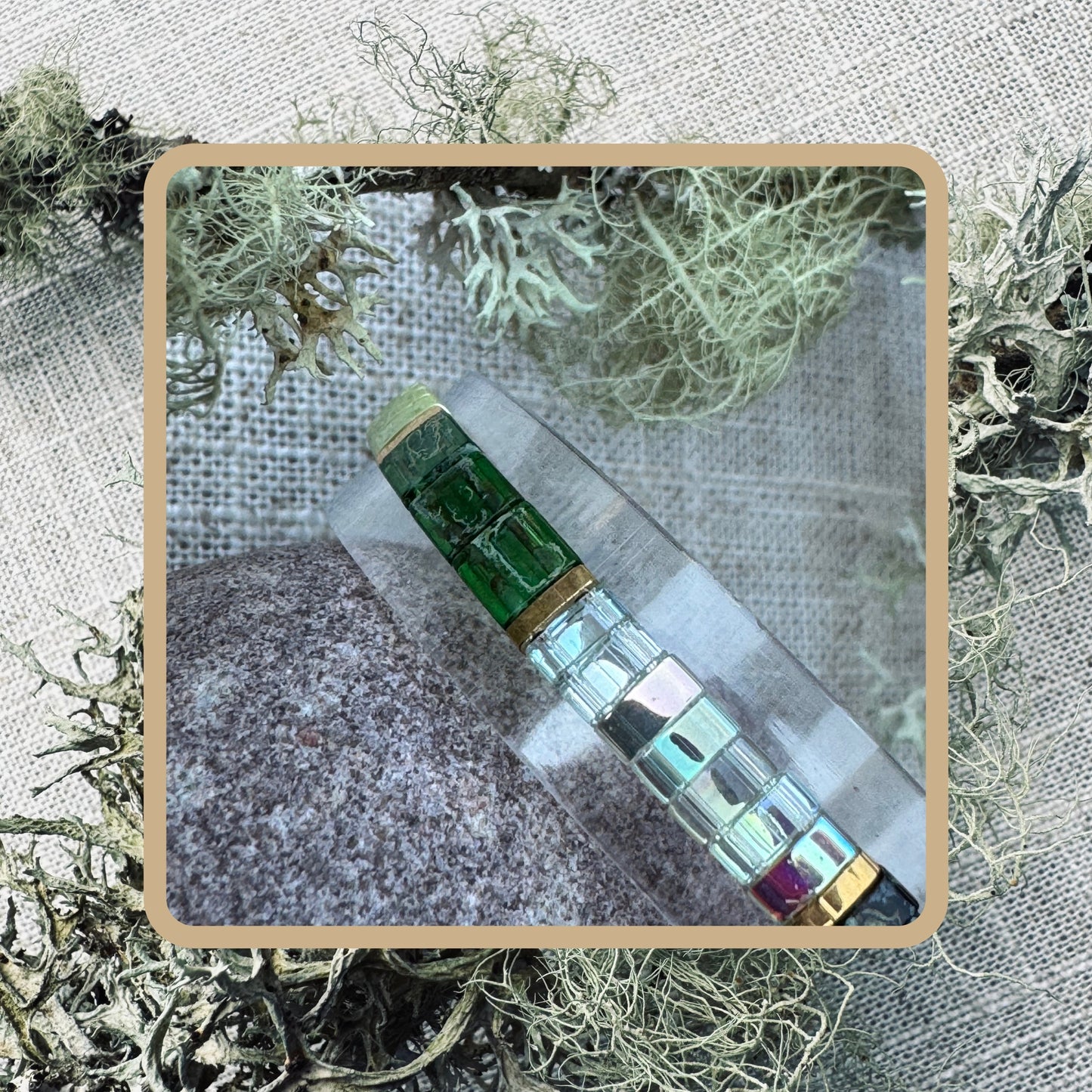 Lichen Light - Tila Bead Bracelet