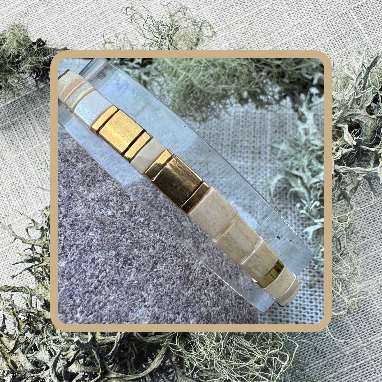 Honeycombe - Tila Bead Bracelet