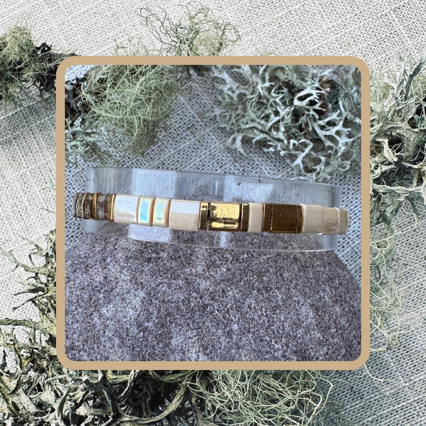 Honeycombe - Tila Bead Bracelet