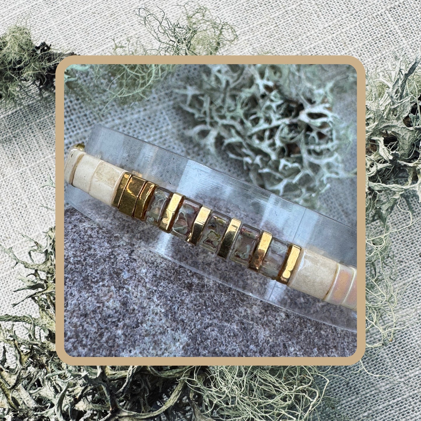 Honeycombe - Tila Bead Bracelet