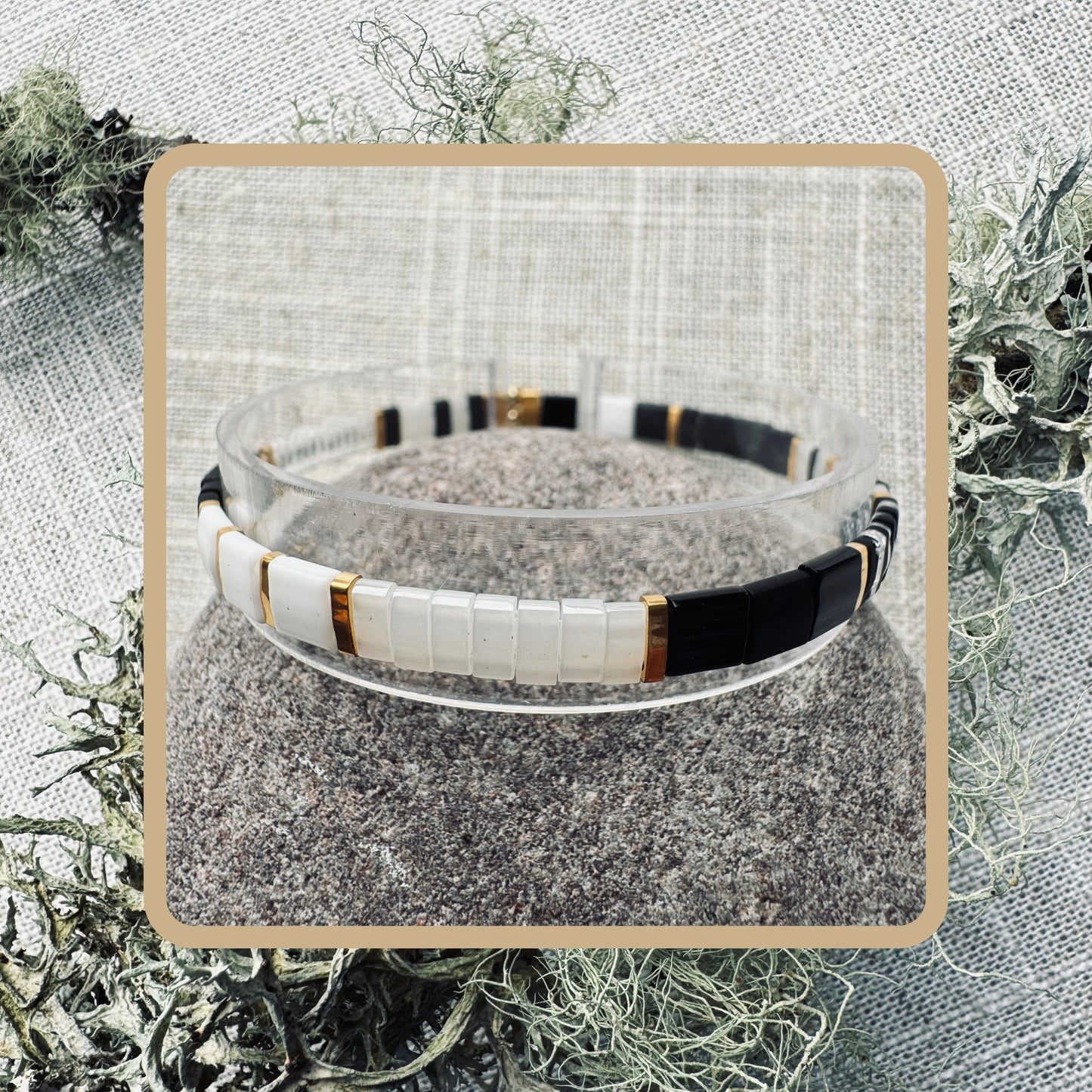 Polar Line - Tila Bead Bracelet