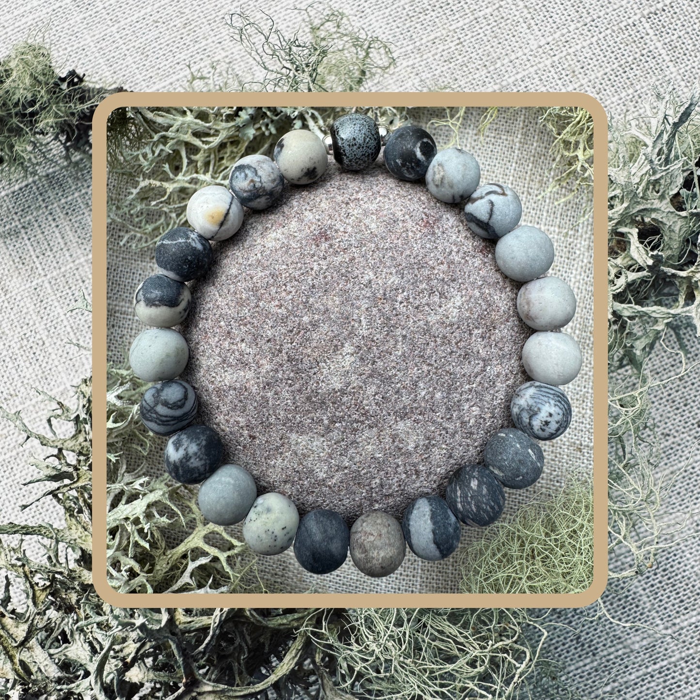 stone bead bracelet