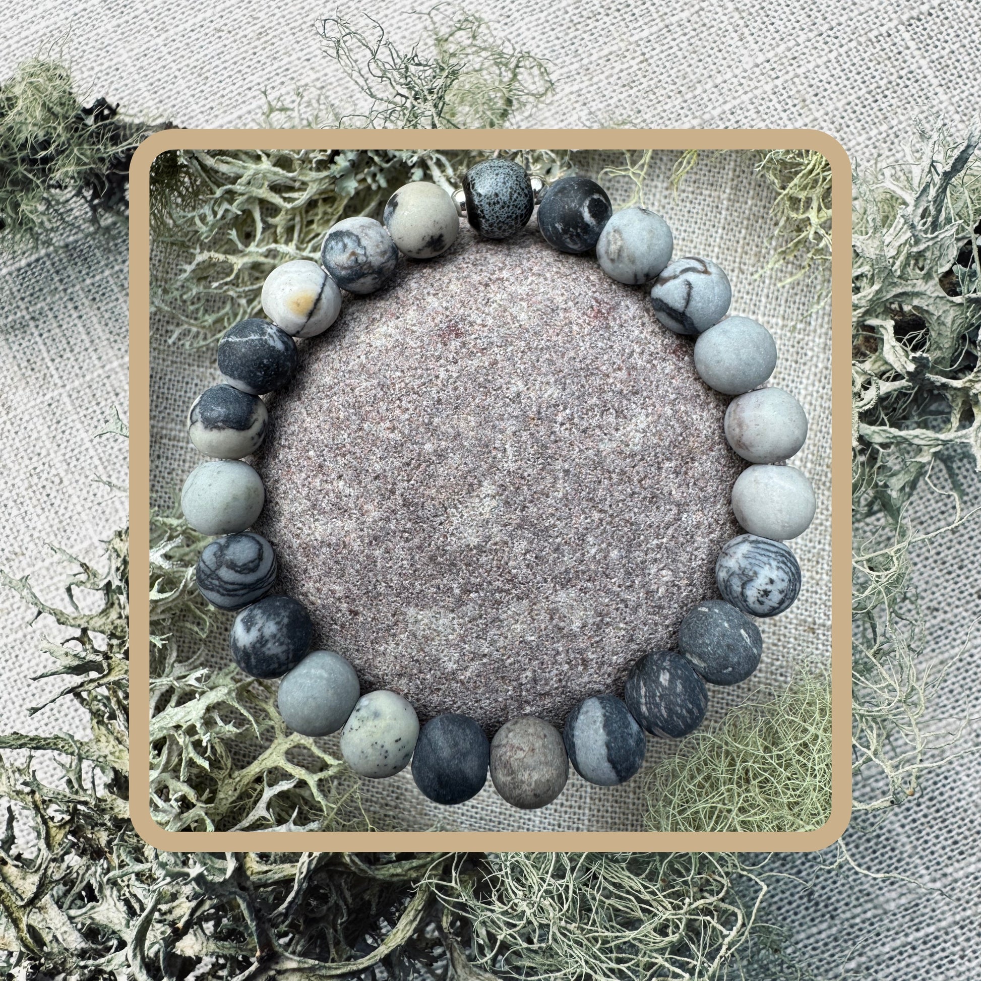stone bead bracelet
