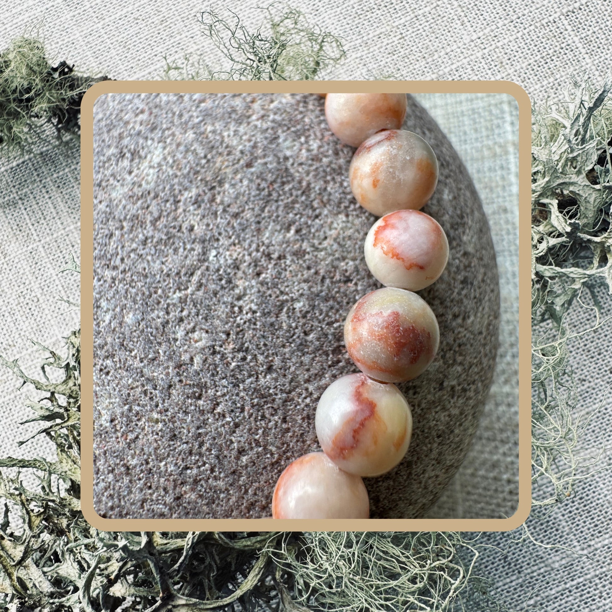 stone beaded bracelet