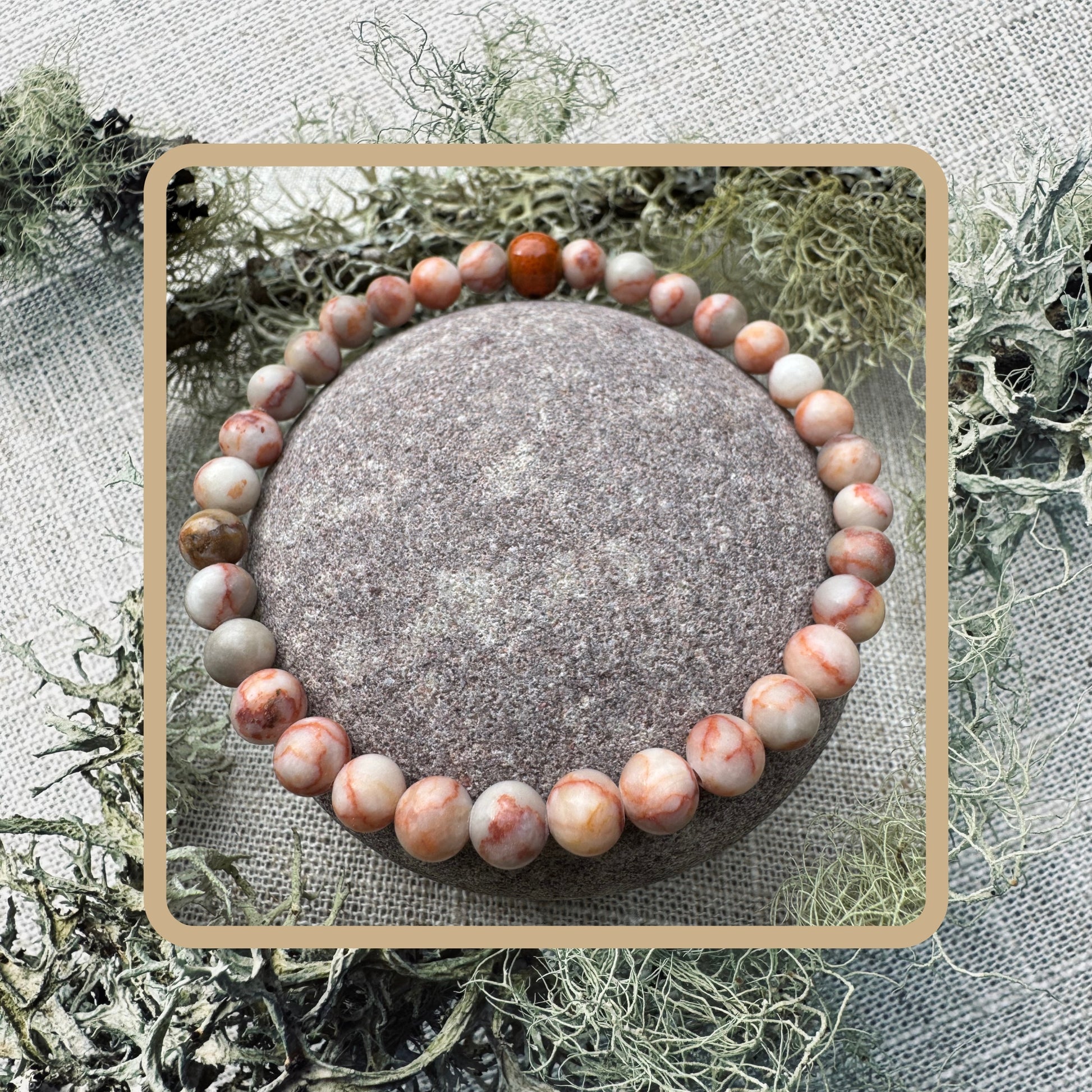 stone bead bracelet