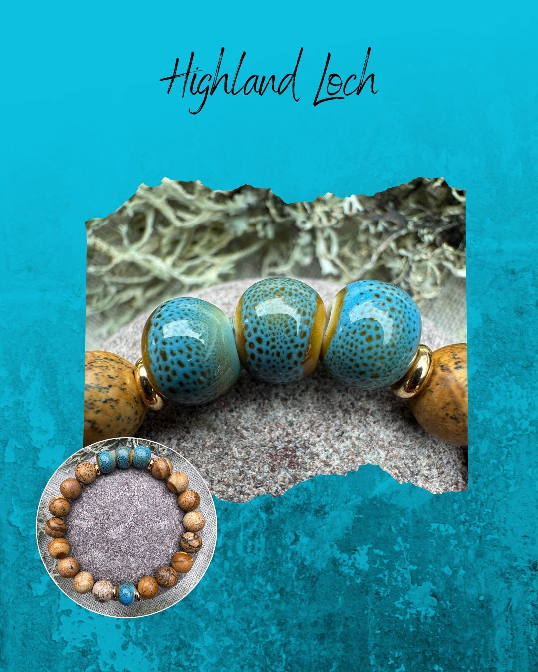 Highland Loch - Natural Stone Bracelet