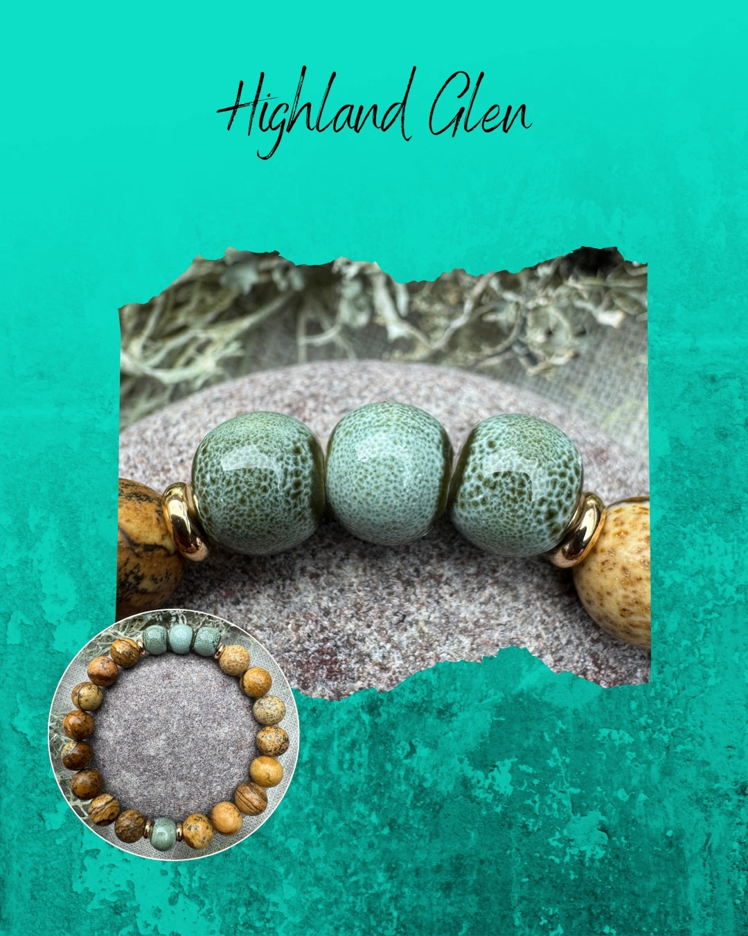 Highland Glen - Natural Stone Bracelet