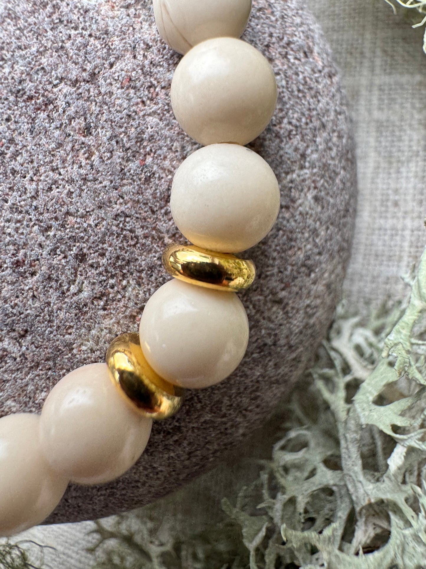 Heather Haze - Natural Stone Bracelet