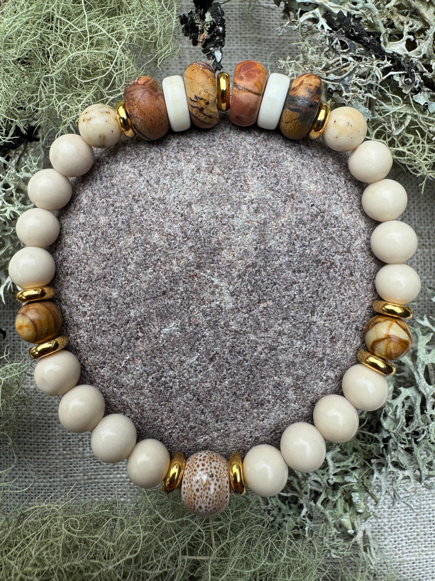 Cairn Glow - Natural Stone Bracelet