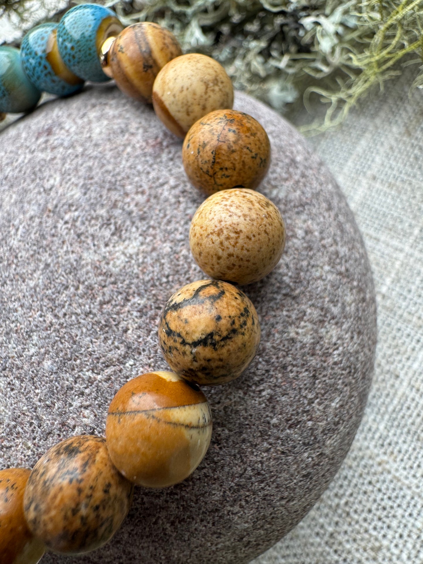 Highland Loch - Natural Stone Bracelet