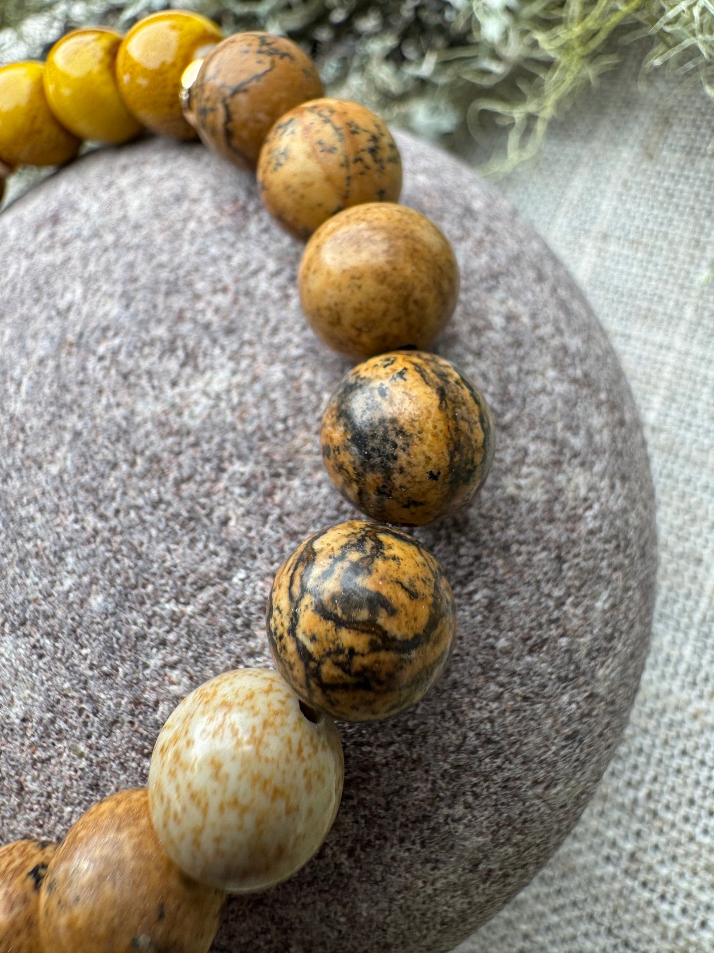 Highland Dawn - Natural Stone Bracelet