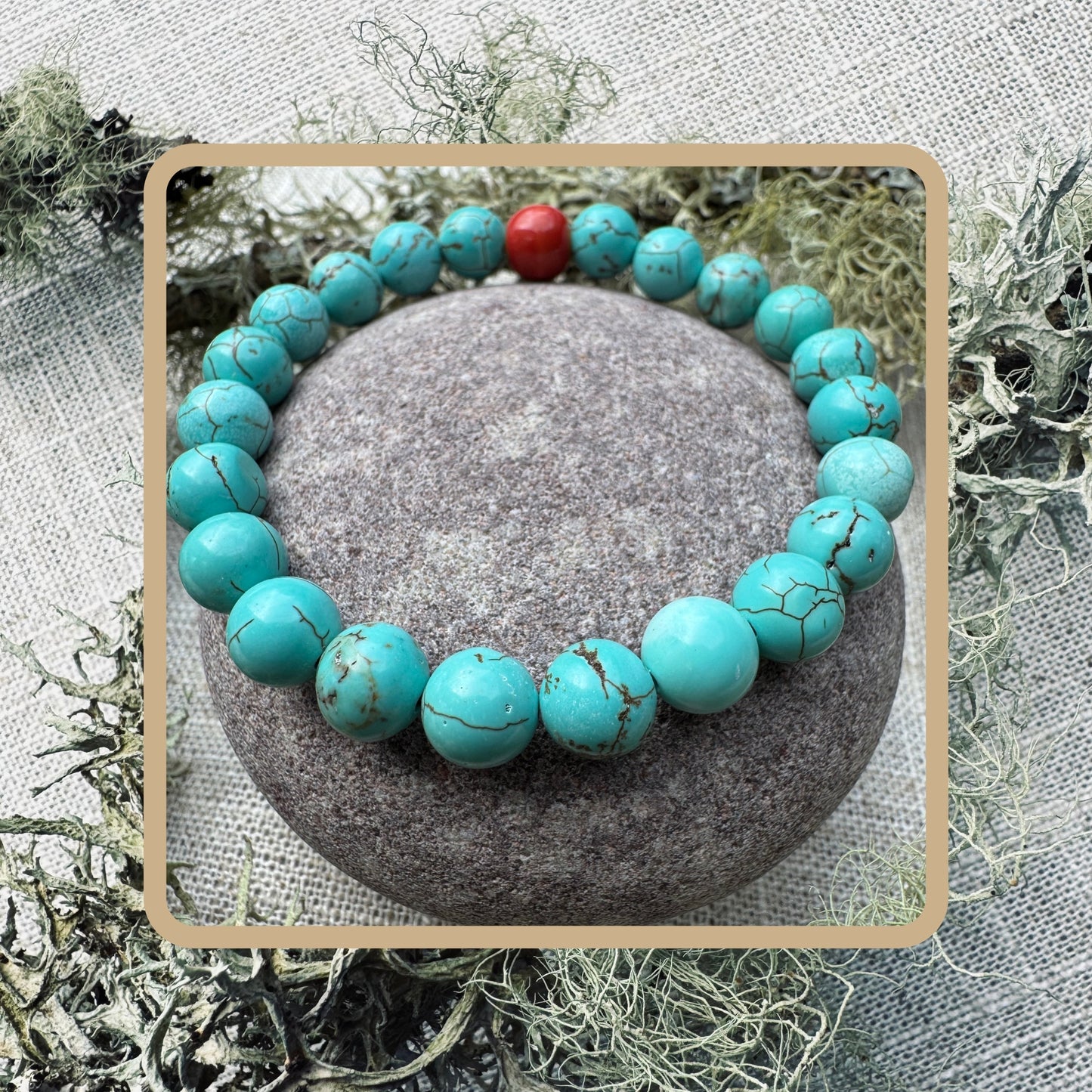 stone bead bracelet