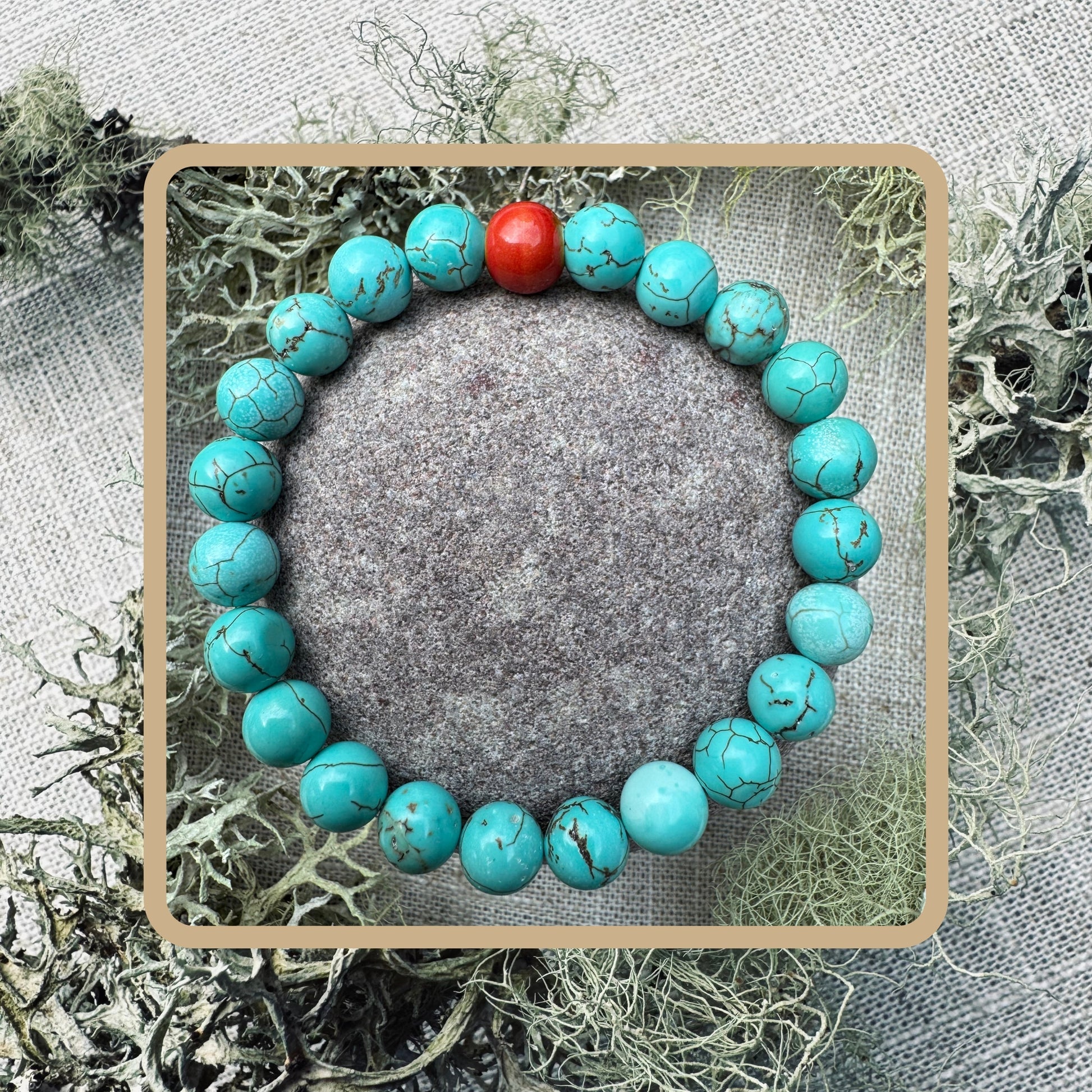 stone bead bracelet