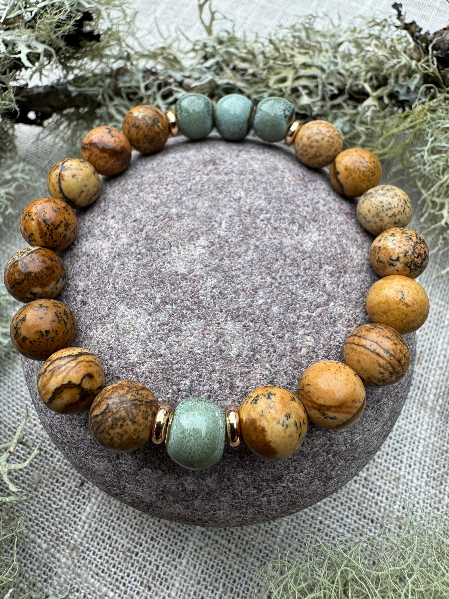 Highland Glen - Natural Stone Bracelet