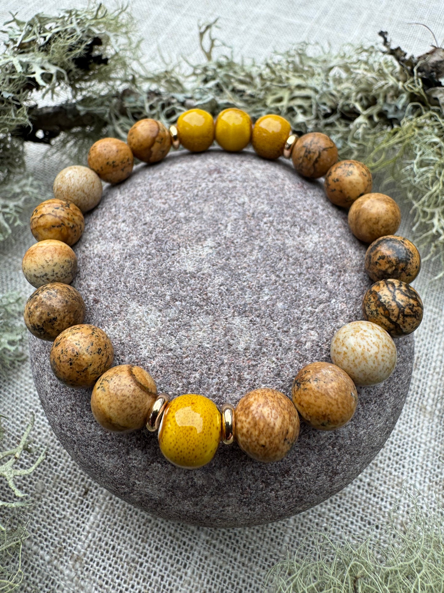 Highland Dawn - Natural Stone Bracelet